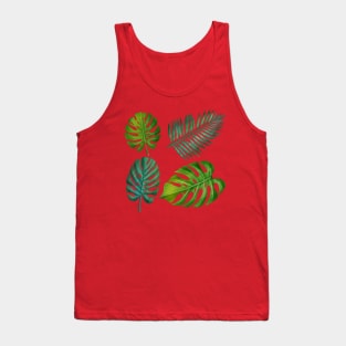 Tropical Leaves Tank Top